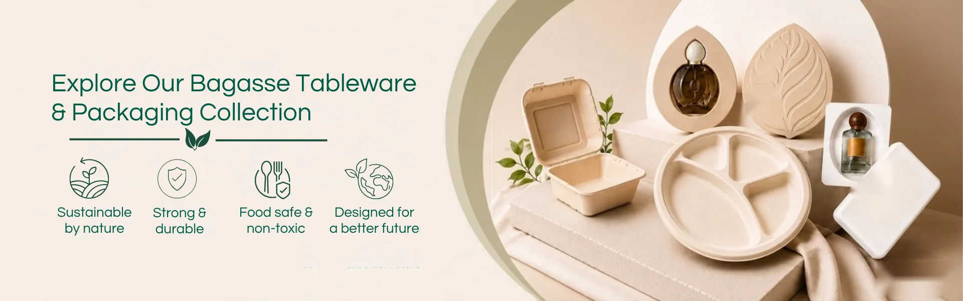 CELVION - Explore Our Bagasse Tableware & Packaging Collection