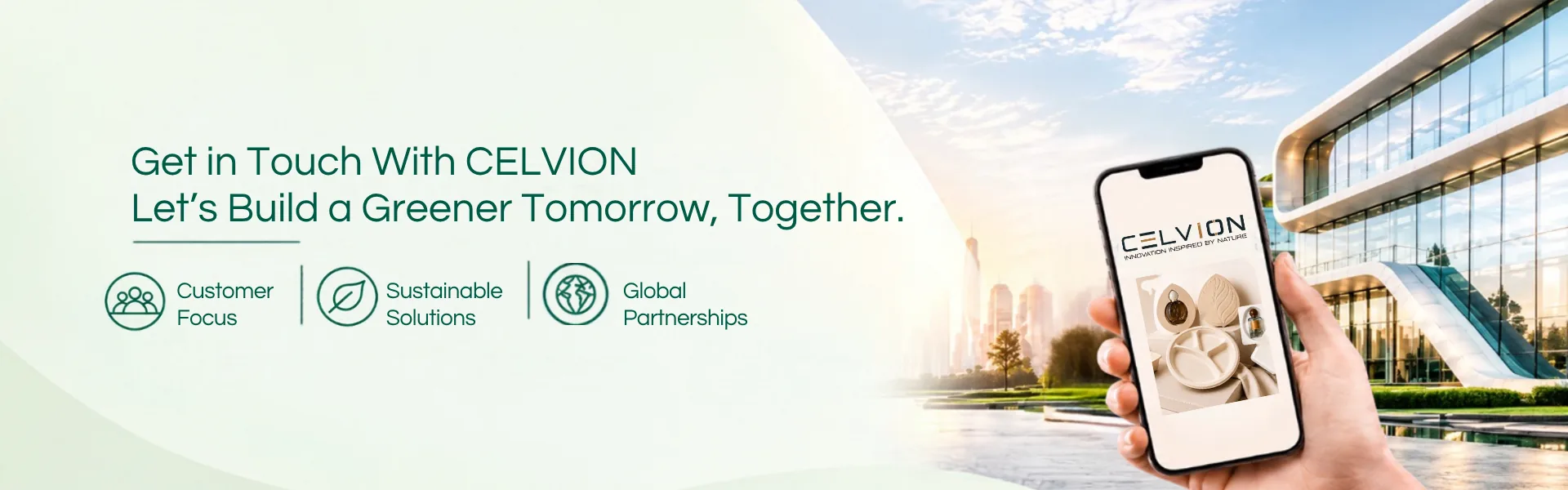 Get in Touch With CELVION - Contact Us Banner