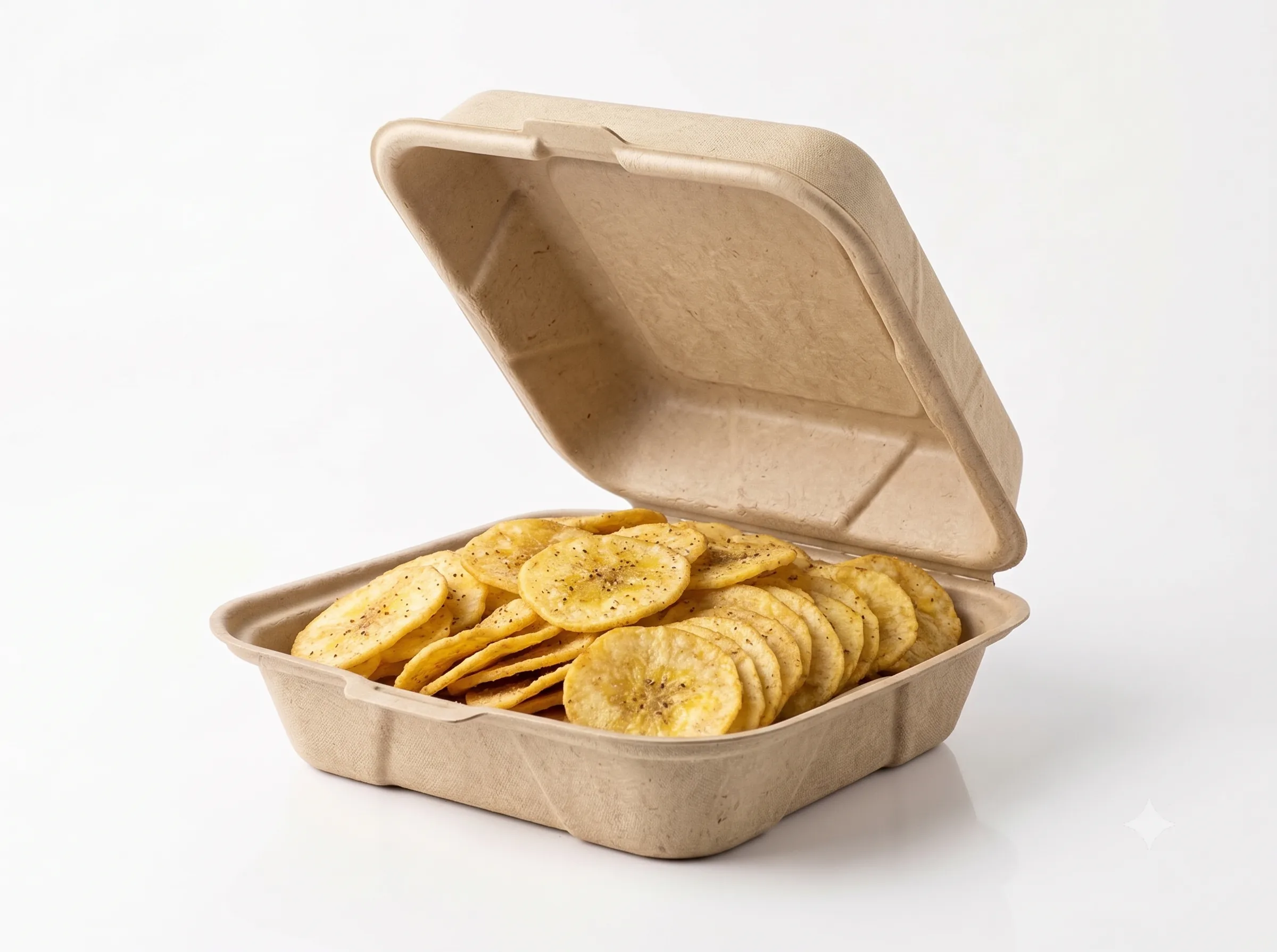 8x8 Clamshell Served Snack