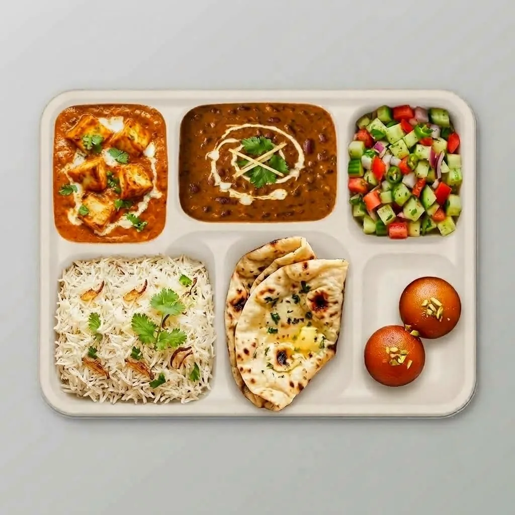6CP Meal Tray Served Meal