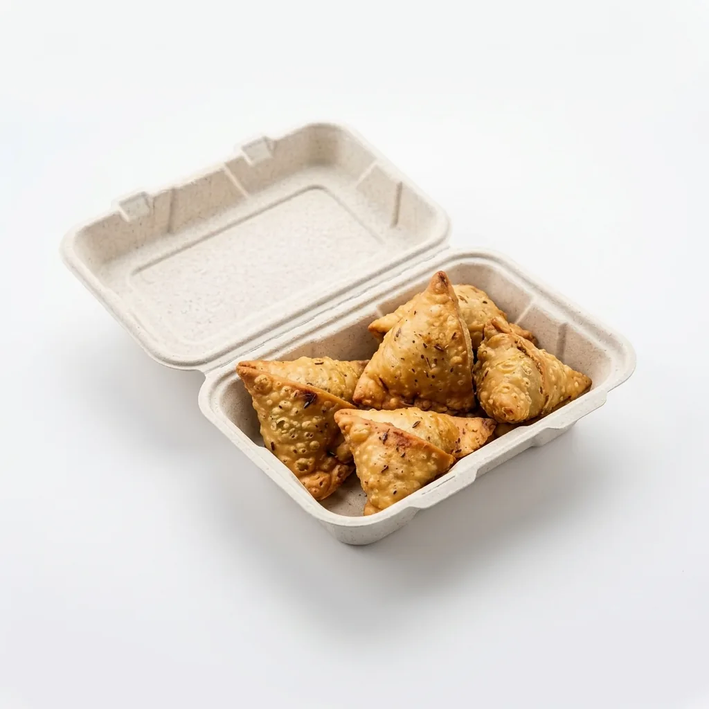 9x6 Clamshell Served Snack