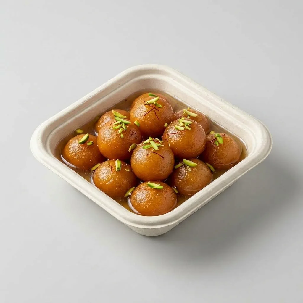 Dona Served Gulab Jamun