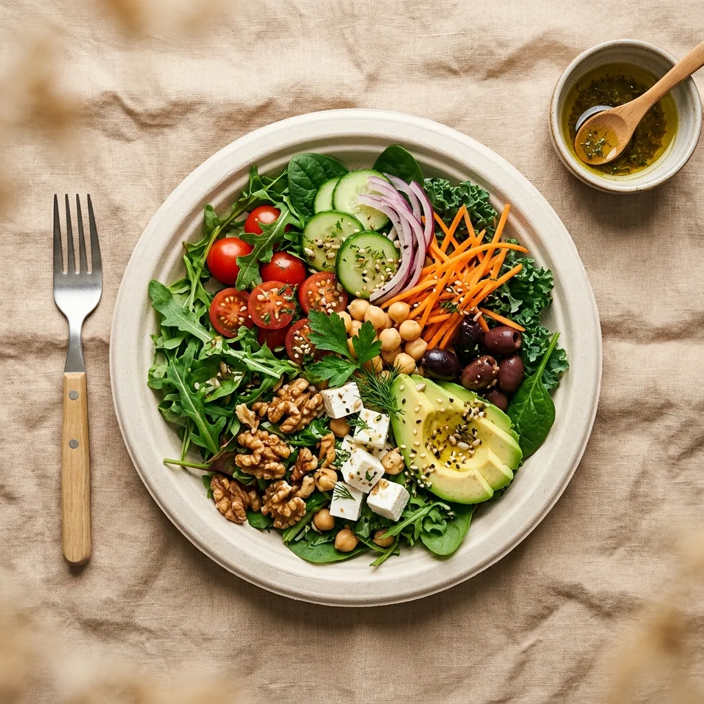 11" Round Plate Served Food